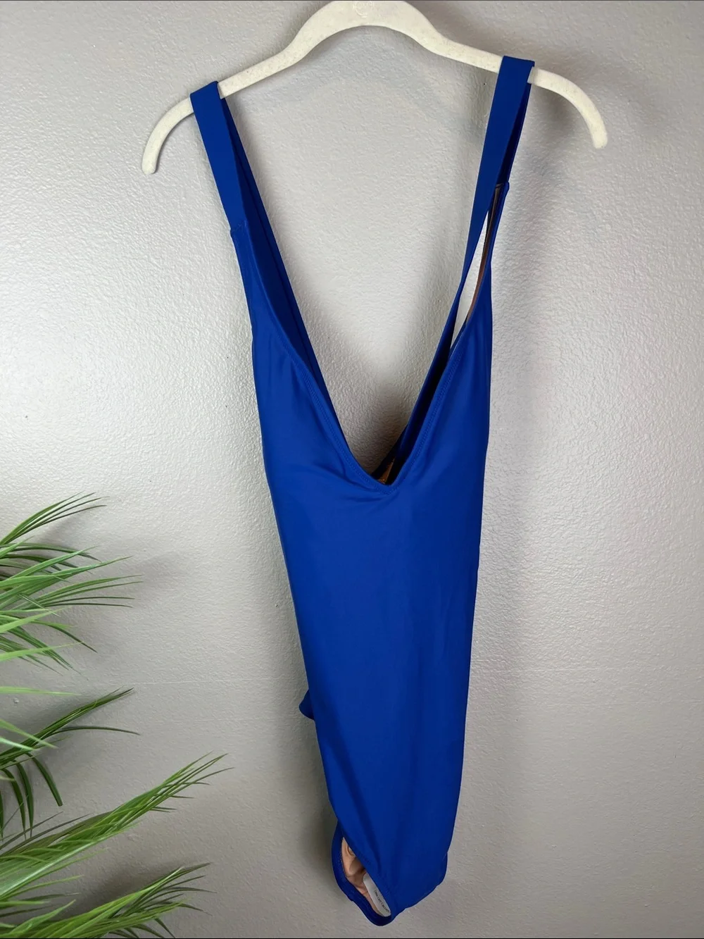 NWT J. Crew Crossback Swimsuit One Piece Blue 12 - Picture 2 of 12